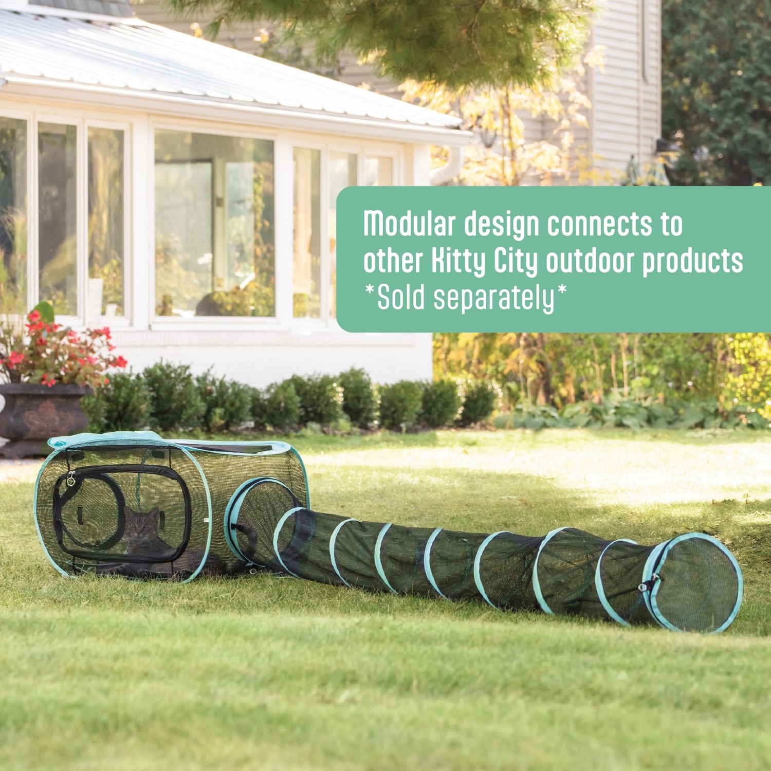 Kitty City Outdoor Play Tunnel 3 Metre: image 4